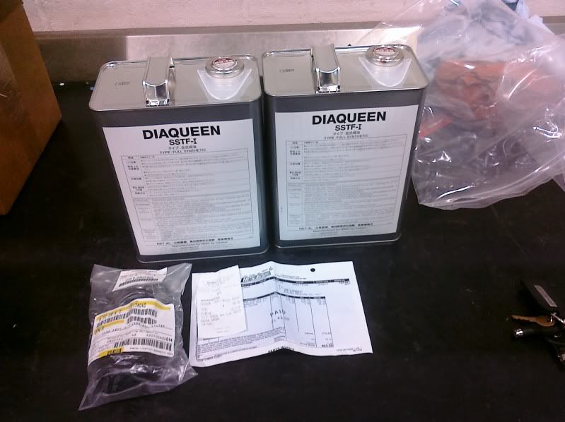 Howto change SST transmission fluid Mitsubishi